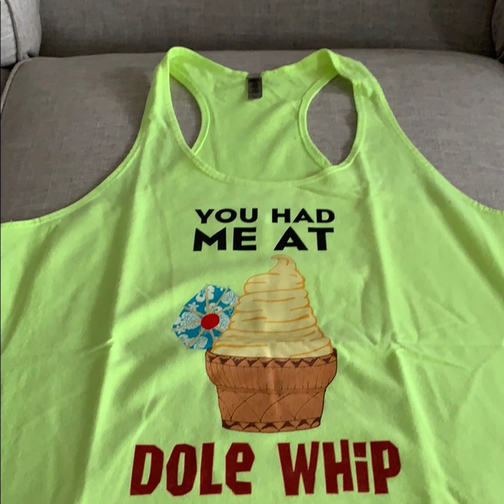 “You Had Me At Dole Whip” NEON Tank Top